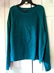 Ladies Petite Pullover Sweater Harbor Blue Size LP NWT