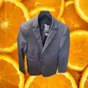 New Under 5'10" (U-510) Jon Performance Suit Jacket Charcoal Size 44