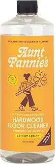 [Aunt Fannie's] Ultra Concentrated Hardwood Floor Cleaner, Plant Based Hardwood Floor Cleaner for Mopping, Bright Lemon Scent, 32 oz. (Pack of 1)