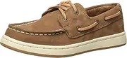 Boys' Sperry Cup II Boat Shoe, Brown, 12.5 W US Little Kid