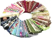 RayLineDo 30pcs 1010cm Fabric Patchwork Craft Cotton Material Batiks Mixed Squares Bundle