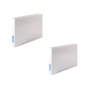 Bantex Landscape Insert Binder White 38mm A3 - 2 D-Ring