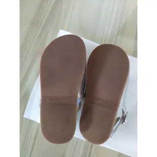 韓國-babyzzam流蘇銀色涼鞋15cm