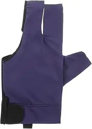 KICHOUSE Pool Glove Left Handed: Billiards Glove with 3 Finger - Breathable and Nonskid - Touch Screen for Mobile Gaming for Men and Women