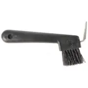Hoof Pick W/Brush 7 Inches; Black by Partrade