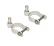 2 Pack Chain Link Fence Frame Gate Post Male Hinge with Bolts and Nuts (2-3/8...