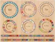 Petoysoso Bead Board for Jewelry Making, Bamboo Beading Board for Jewelry Bead
