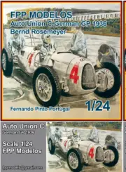 AUTO UNION C 1936-37 Nurburgring or Vanderbilt 1/24 unassembled model kit
