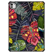 iPad Pro 11-inch (M4) iPad Impact Case boho hojas midnight iPad