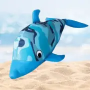 Grriggles Dog Blue Camo Dolphin Toy Toys Puppy Comfort 14" Large Tug Fetch New