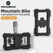 ROCKBROS MTB Flat Pedal Adapter Clipless Platform Adapter Pedal for Shimano SPD
