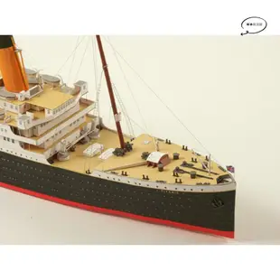 1:400 Titanic英國鐵達尼號郵輪 紙模型 船模型手工DIY軍迷禮物