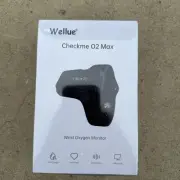 Wellue Checkme O2 Max Pulse Oximeter O2 Sensor Ring Tracking SpO2 Heart Rate 72h