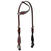 Weaver Leather Weaver Texas Star Single Ear Headstall Chestnt