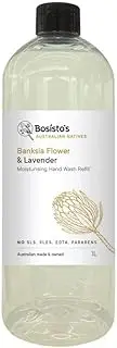 1L Hand Wash Refill Banksia Lavender Bosisto's Moisturising Soap Free Liquid Gel