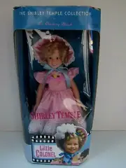 VITG 1996 BEAUTIFUL SHIRLEY TEMPLE DANBURY MINT "LITTLE COLONEL" 14" VINYL DOLL