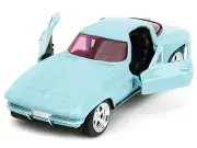 Jada 34852 1966 Chevrolet Corvette Light Blue with Pink Tinted Windows 1/32
