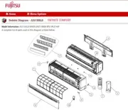 FUJITSU K9315014023 AIR FILTER ASUB18 HVII PP