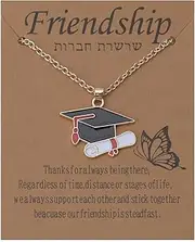 [Borhmty] Best Friend friend Necklace Gifts for Friend Bestie, Best Friends Bestie Graduation Gifts for Best Friend friend, Friendship Necklace Gifts for Women Friends Teen Girls from Friends, Small, Larimar