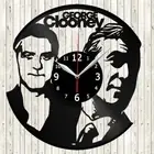 George Clooney Vinyl Record Wall Clock Decor Handmade 4476