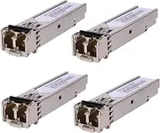 4 Pack 1.25G 850nm Multimode SFP LC Transceiver Fiber Module 550 Meters 1000Base-SX LC MMF for Cisco GLC-SX-MMD/SX-MM/SFP-GE-S,Fortinet,Ubiquiti UniFi UF-MM-1G,Mikrotik S-85DLC05D Meraki MA-SFP-1GB-SX