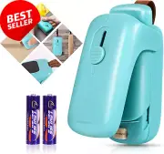 Mini Bag Sealer Handheld Heat Vacuum 2 in 1 Sealer Cutter Portable for Food Bags