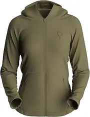 [Prois] Women’s Tintri Full Zip Fleece Jacket – Hooded Camo Hunting Apparel
