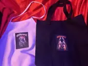 NEKROMANTIK 1 & 2 - Kitchen Apron (White) & Tote Bag (Black) RARE 1988 Horror