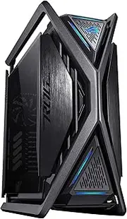 ASUS ROG Hyperion GR701 EATX Full-Tower Computer case with semi-Open Structure, Tool-Free Side Panels, Supports up to 2 x 420mm radiators, Built-in Graphics Card Holder,2X Front Panel Type-C
