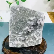843g Natural Amethyst Geode Mineral Specimen Crystal Quartz Energy Decoration