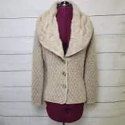 New ESCADA Wool Mohair Shawl Collar Cardigan Jacket EU 34 US 2-4 Small $1999