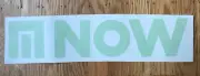 Now Snowboard Bindings Die Cut Sticker Decal New 3.5” X 16.5” Green