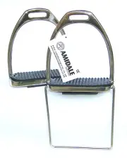 AMIDALE MOUNTING STIRRUP WITH STEP UP BAR-S.STEEL SIZE 4.75
