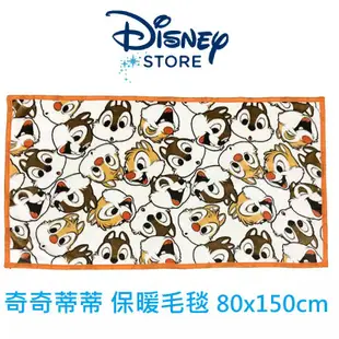 【雲購】現貨 Disney 日本迪士尼商店 奇奇蒂蒂 毛毯 毯子 蓋毯 懶人毯 車用毯 滿版大臉 80x150 丸真