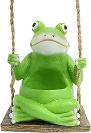 Planter Pot - Frog Statue Resin - Whimsical Planter for Patio, Corridor, Balcony, Garden Decor