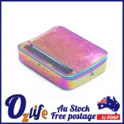 Rainbow Automatic Cigarette Tobacco Rolling Machine Tin Container Random Design
