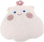 ULTECHNOVO Cute Plush Vehicle Waist Pillow Decor Kawaii Car Pillow for Enhanced Maintenance Breathable Design for Travel Everyday Use Stylish Cartoon Design for Car Interior
