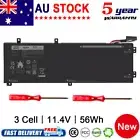 Battery for Dell XPS 15 9560 9570 Series H5H20 62MJV M7R96 5D91C RRCGW 56Wh+Tool