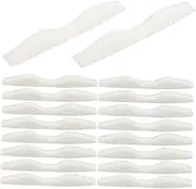 1 Nose Bridge Sponge Nose Bracket Wire Sponge Nose Band Nose Bridge Bracket For Glasses Face Mask Sponge Nose Strips Foam Sponge Nose Bridge Support Wear Glasses Flat Strip White
