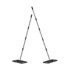 Lawn Leveling Rake Ergonomic Handle Landscape Rake for Garden Yard Pasture