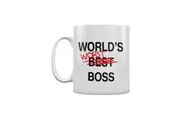 Grindstore World`s Worst Boss Mug (White) (One Size)