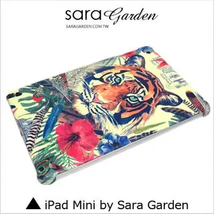 客製化 保護殼 iPad Mini 1 2 3 4 水彩 扶桑花 孟加拉虎 Sara Garden