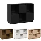 Solid Wood Pine Sideboard Cupboard Storage Side Cabinet Home Organiser vidaXL