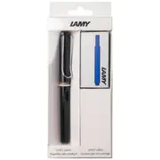 LAMY Safari Fountain Pen and Ink Set Shiny Black
