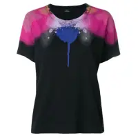 在飛比找momo購物網優惠-【MARCELO BURLON】女款 抽象噴漆印花 短袖T恤