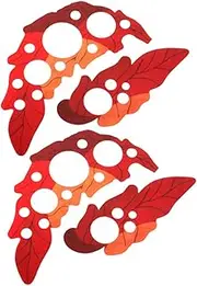 VINTORKY 2 Sets Guitar Pickguard Sticker Self Adhesive Acoustic Scratch Plate for Folk Guitar Material Easy Installation Aesthetic Protection Moderate Hardness Comfortable Design