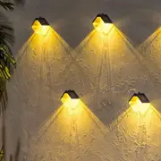 Solar Garden Lights Hanging Brick Solar Lights Deck Decor Outdoor Solar Wall Light