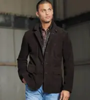 Robert Graham Suede Leather Men's Premium Brown Jacket Blazer sz 42 44 $998