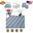 Cooling King Mattress Protector - Quilted Fitted Pad 78x80 with Soft Surface