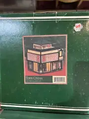 Coca-Cola Through The Decades Stained Glass Collectible Town, Cinema